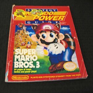 Super Mario Bros 3 NES Nintendo Power Strategy Guide 1990 SG1/NP13 T23